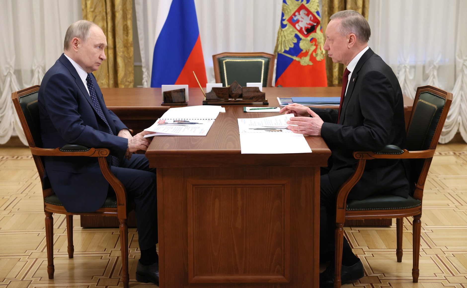 Беглов доложил Путину о развитии Петербурга и поддержке мегапроектов